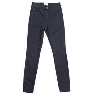 Acne Studios Skin 5 Black Stretch Denim Jeans Womens Size 24 Dark Wash